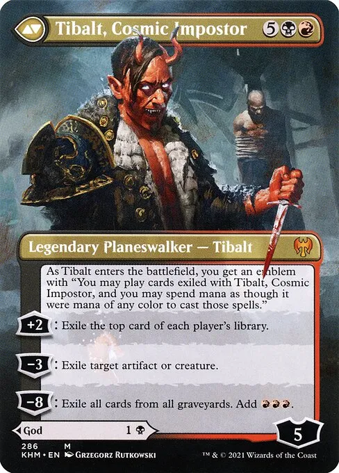 Valki, God of Lies // Tibalt, Cosmic Impostor - Foil