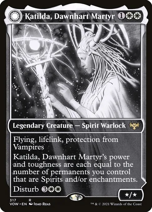 Katilda, Dawnhart Martyr // Katilda's Rising Dawn - Foil