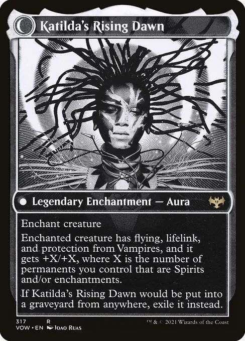 Katilda, Dawnhart Martyr // Katilda's Rising Dawn - Foil