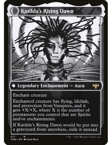 Katilda, Dawnhart Martyr // Katilda's Rising Dawn - Foil