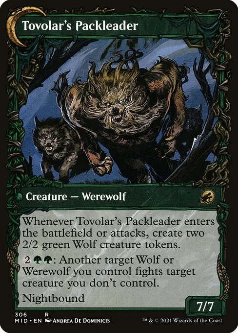 Tovolar's Huntmaster // Tovolar's Packleader - Foil