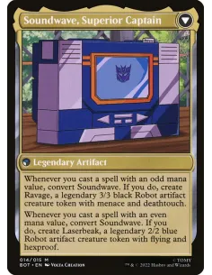 Soundwave, Sonic Spy // Soundwave, Superior Captain - Foil 2