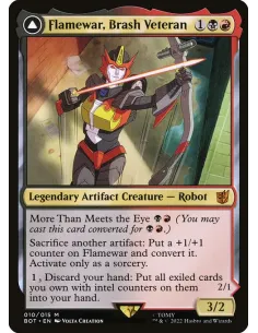 Flamewar, Brash Veteran // Flamewar, Streetwise Operative