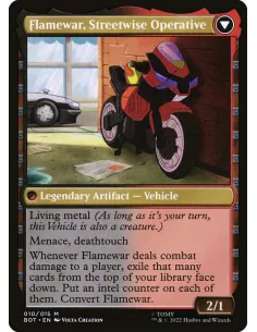 Flamewar, Brash Veteran // Flamewar, Streetwise Operative 2