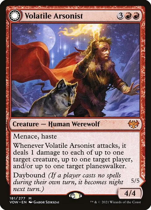 Volatile Arsonist // Dire-Strain Anarchist - Foil