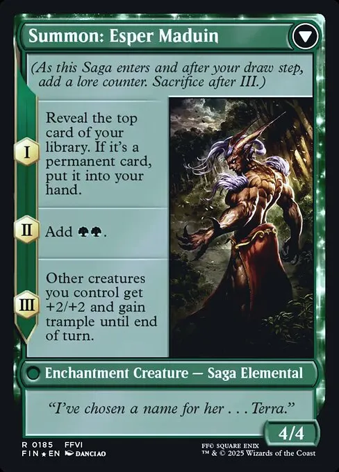 Esper Origins // Summon: Esper Maduin - Foil