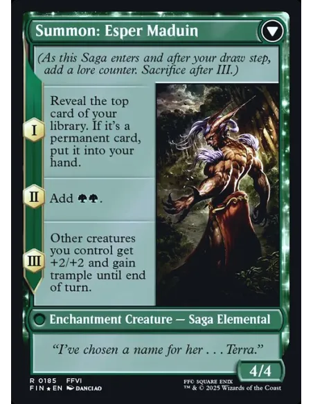 Esper Origins // Summon: Esper Maduin - Foil