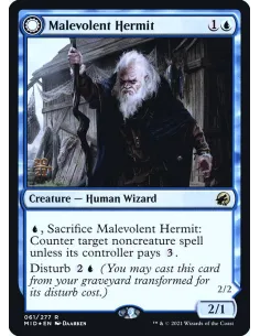 Malevolent Hermit // Benevolent Geist - Foil