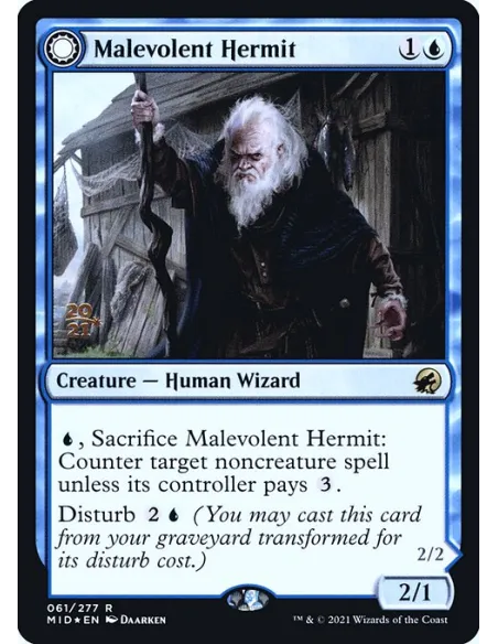 Malevolent Hermit // Benevolent Geist - Foil