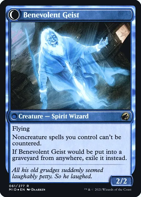 Malevolent Hermit // Benevolent Geist - Foil