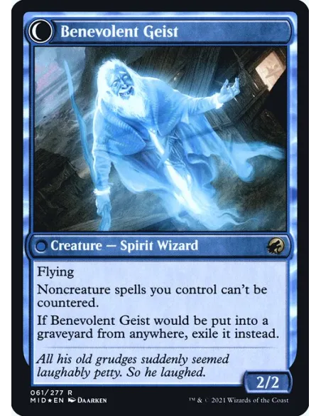 Malevolent Hermit // Benevolent Geist - Foil