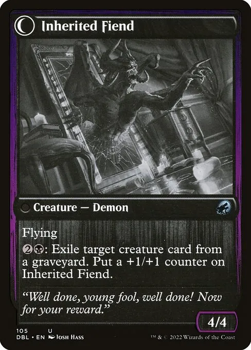 Heirloom Mirror // Inherited Fiend - Foil