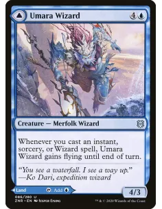 Umara Wizard // Umara Skyfalls - Foil