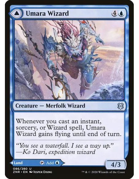 Umara Wizard // Umara Skyfalls - Foil