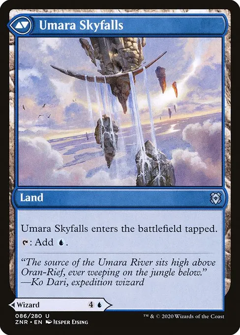 Umara Wizard // Umara Skyfalls - Foil