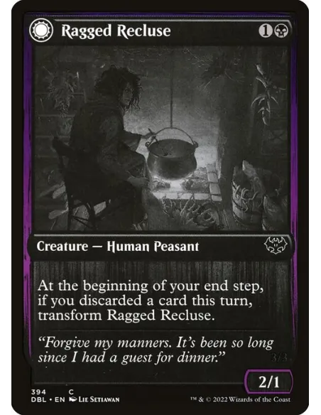 Ragged Recluse // Odious Witch - Foil