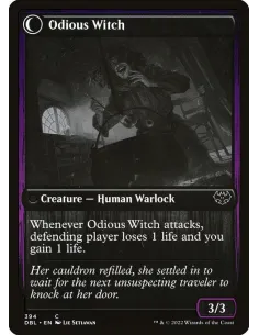 Ragged Recluse // Odious Witch - Foil 2