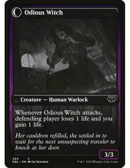 Ragged Recluse // Odious Witch - Foil