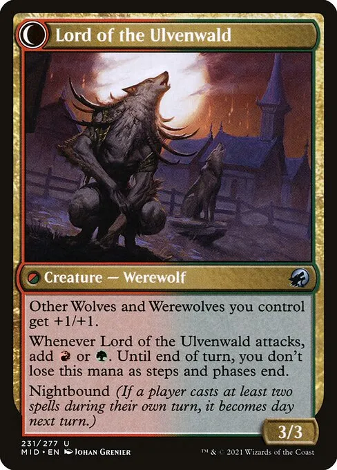 Kessig Naturalist // Lord of the Ulvenwald - Foil