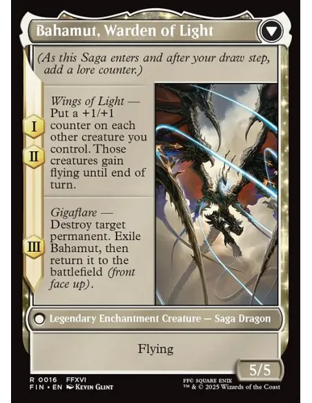 Dion, Bahamut's Dominant // Bahamut, Warden of Light - Foil