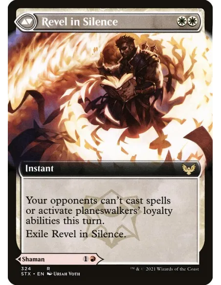 Flamescroll Celebrant // Revel in Silence - Foil