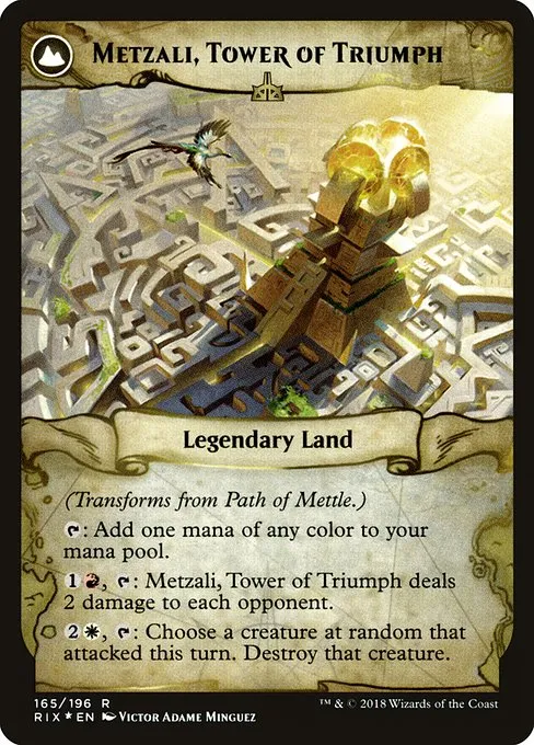 Path of Mettle // Metzali, Tower of Triumph - Foil