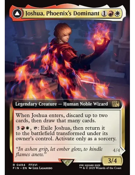 Joshua, Phoenix's Dominant // Phoenix, Warden of Fire - Foil