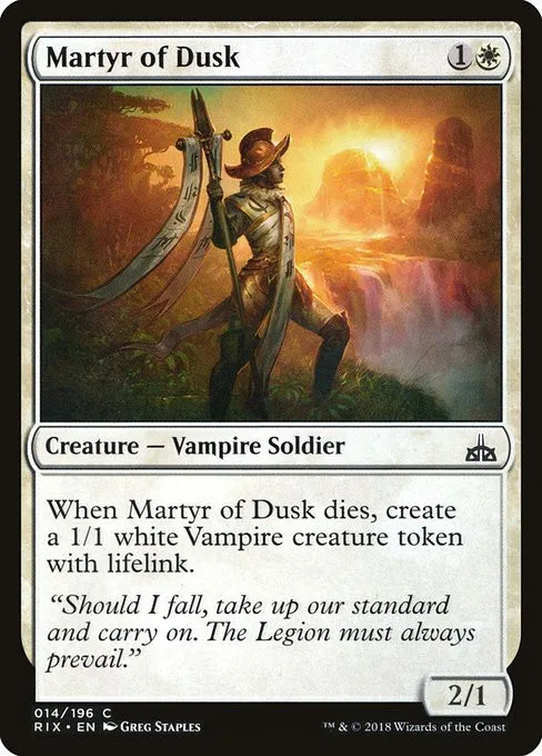 Martyr of Dusk - Foil
