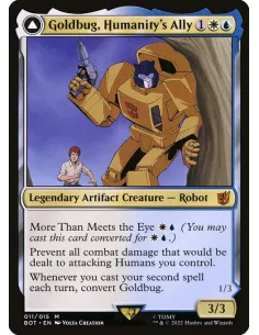 Goldbug, Humanity's Ally // Goldbug, Scrappy Scout