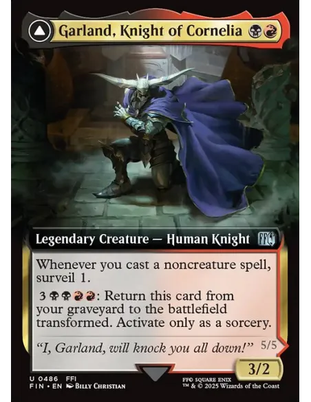 Garland, Knight of Cornelia // Chaos, the Endless - Foil