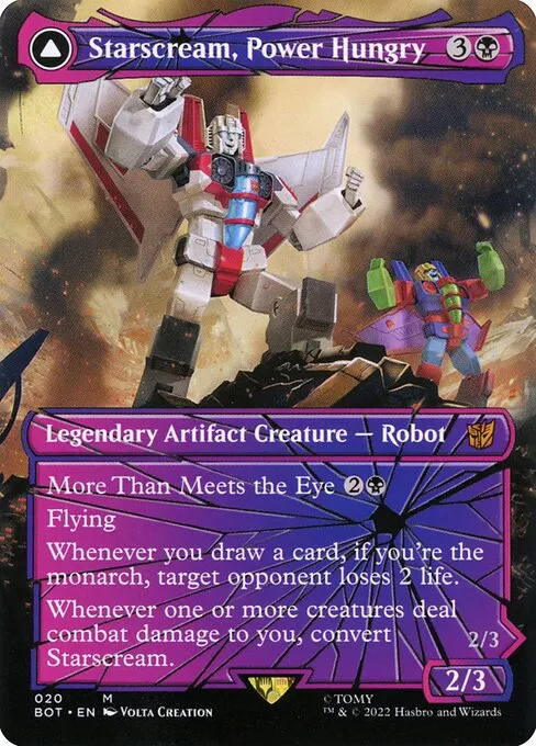 Starscream, Power Hungry // Starscream, Seeker Leader - Foil