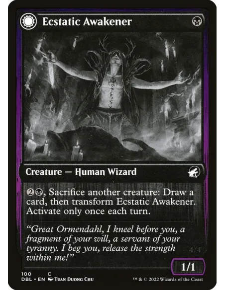 Ecstatic Awakener // Awoken Demon - Foil