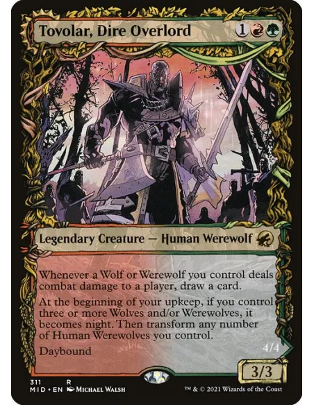 Tovolar, Dire Overlord // Tovolar, the Midnight Scourge - Foil
