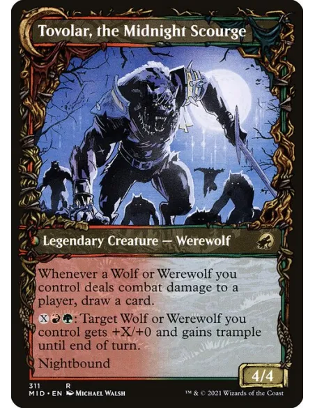 Tovolar, Dire Overlord // Tovolar, the Midnight Scourge - Foil