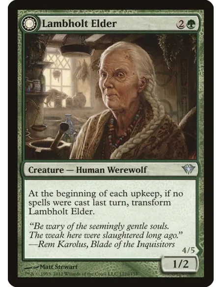 Lambholt Elder // Silverpelt Werewolf
