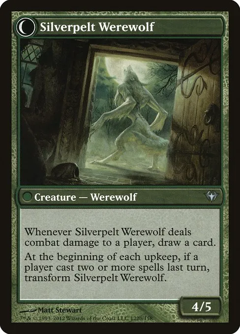 Lambholt Elder // Silverpelt Werewolf - Foil