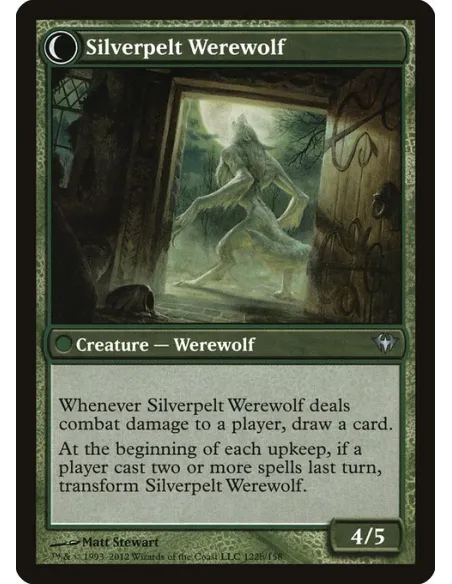 Lambholt Elder // Silverpelt Werewolf - Foil