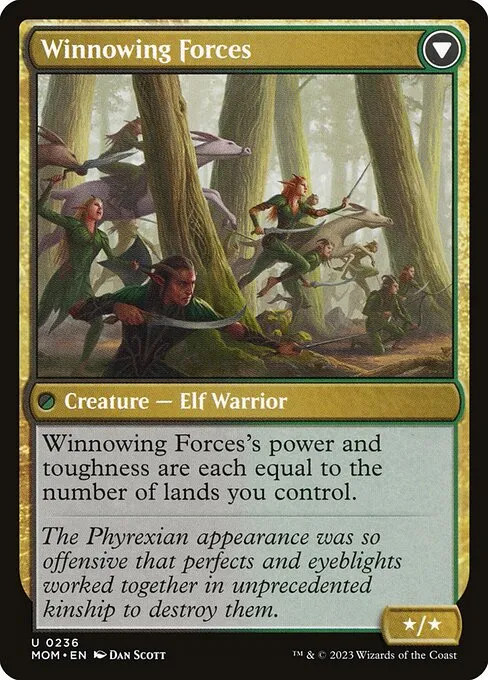 Invasion of Lorwyn // Winnowing Forces - Foil