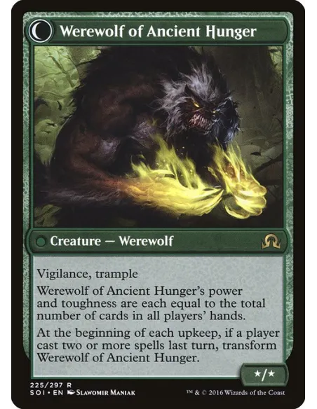 Sage of Ancient Lore // Werewolf of Ancient Hunger