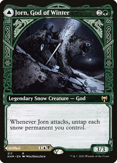 Jorn, God of Winter // Kaldring, the Rimestaff - Foil