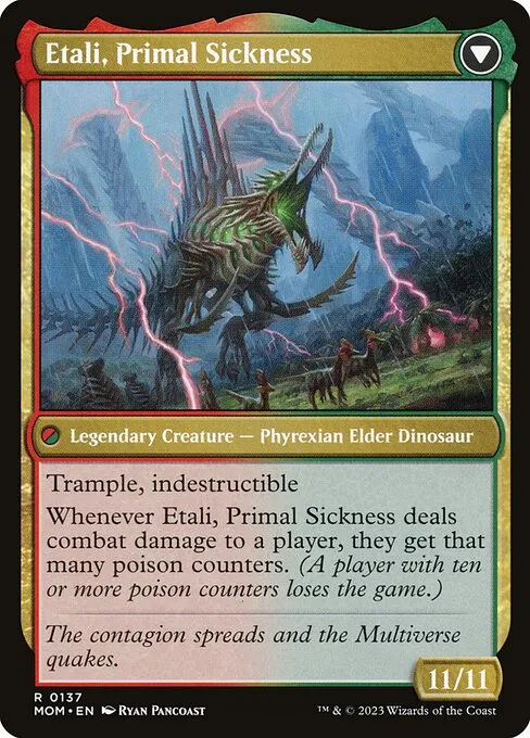 Etali, Primal Conqueror // Etali, Primal Sickness - Foil
