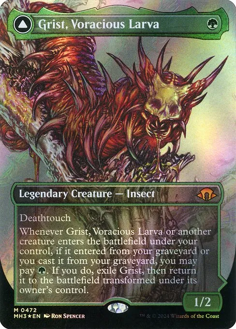 Grist, Voracious Larva // Grist, the Plague Swarm - Foil