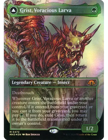 Grist, Voracious Larva // Grist, the Plague Swarm - Foil