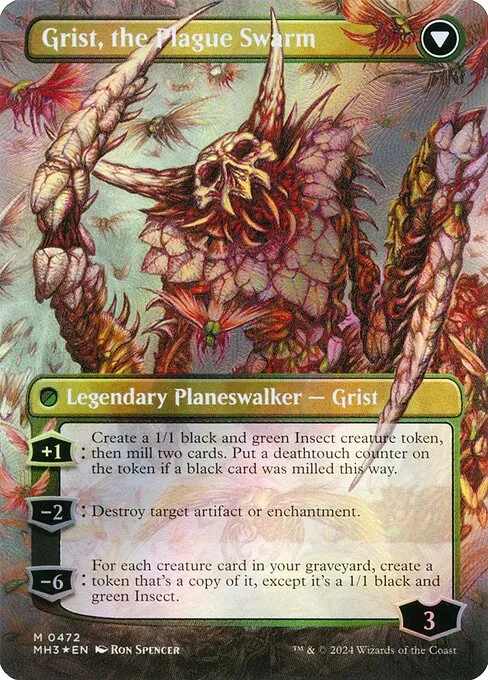 Grist, Voracious Larva // Grist, the Plague Swarm - Foil