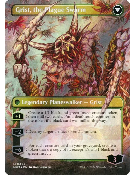 Grist, Voracious Larva // Grist, the Plague Swarm - Foil