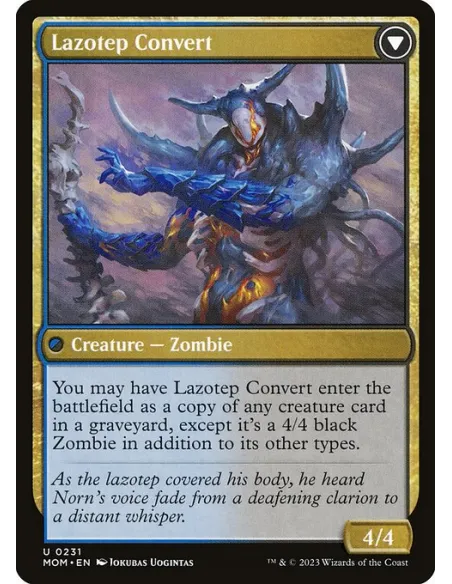 Invasion of Amonkhet // Lazotep Convert
