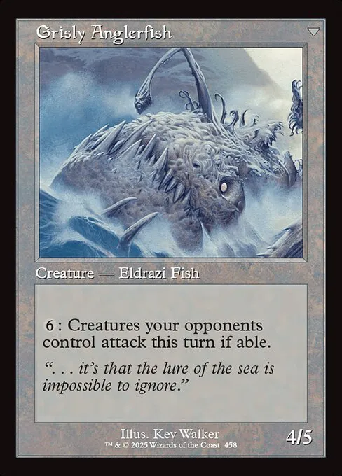 Grizzled Angler // Grisly Anglerfish - Foil