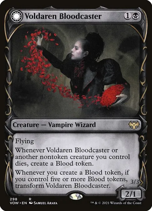 Voldaren Bloodcaster // Bloodbat Summoner - Foil