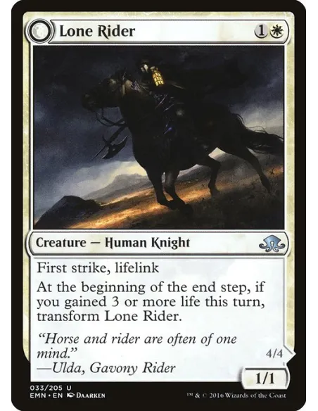 Lone Rider // It That Rides as One