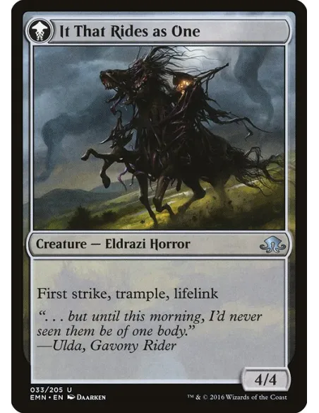 Lone Rider // It That Rides as One